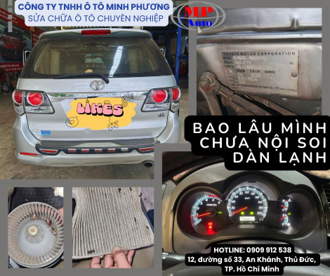 Đã Bao Lâu Rồi Bạn Chưa Dọn Nội Soi Dàn Lạnh Ô Tô?